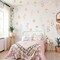 48-Piece Boho Daisy Wall Decals - Dual-Layer Watercolor Flower Stickers - Removable Peel and Stick Floral Decor for Nurseries, Playrooms, & Kids' Bedrooms